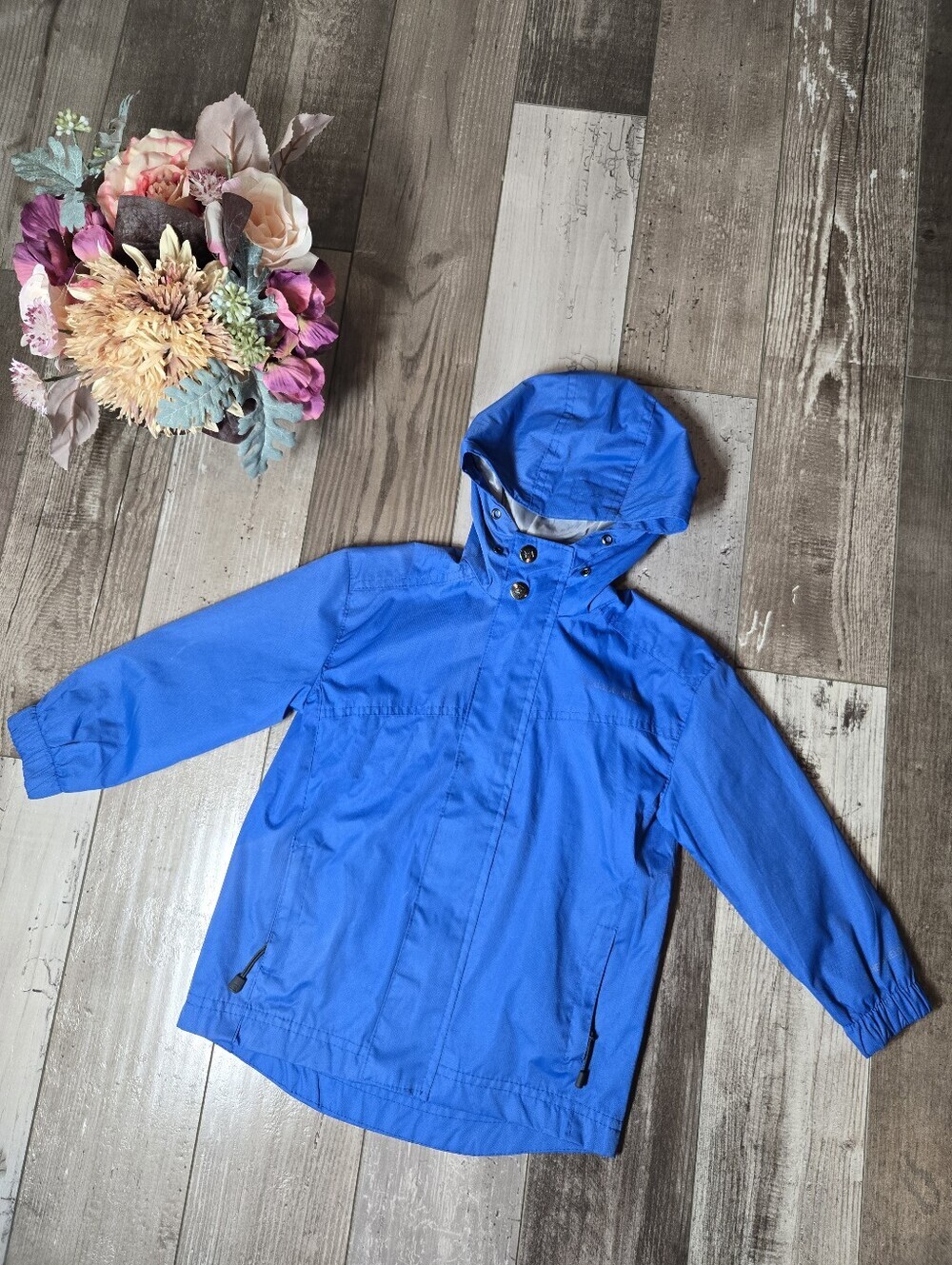 Avalanche Kids Waterproof Hooded Jacket - Blue Size 3T Toddler